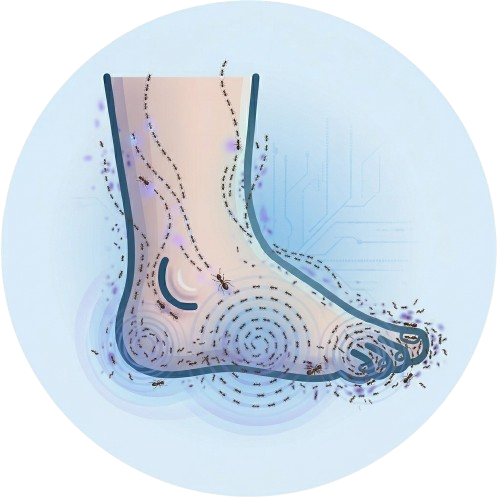 Piquetes, hormigueo y cansancio